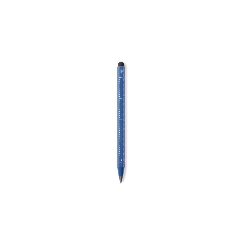 Crayon Multifonction Éco-responsable Personnalisé Teluk Matières : aluminium recyclé  Couleurs : bleu marine cadeau collaborateu