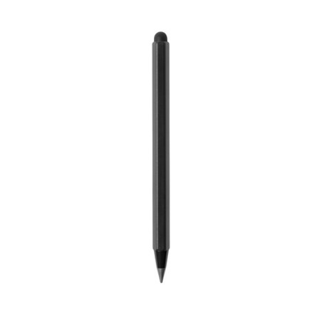 Crayon Multifonction Éco-responsable Personnalisé Teluk Matières : aluminium recyclé  Couleurs : noir personnalisable avec votre