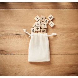 Jeu de comptage éducatif en bois personnalisé pas cher - EDUCOUNT Matières : bois Couleurs : beige cadeau entreprise pas cher