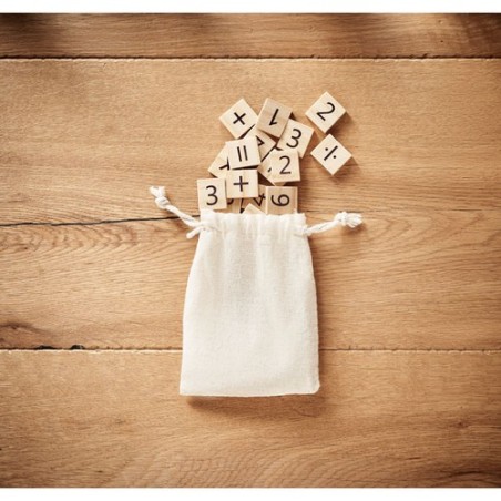 Jeu de comptage éducatif en bois personnalisé pas cher - EDUCOUNT Matières : bois Couleurs : beige cadeau entreprise pas cher