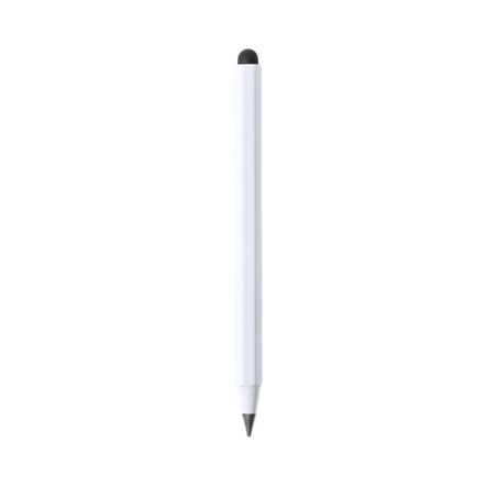 Crayon Multifonction Éco-responsable Personnalisé Teluk Matières : aluminium recyclé  Couleurs : blanc cadeau entreprise pas che