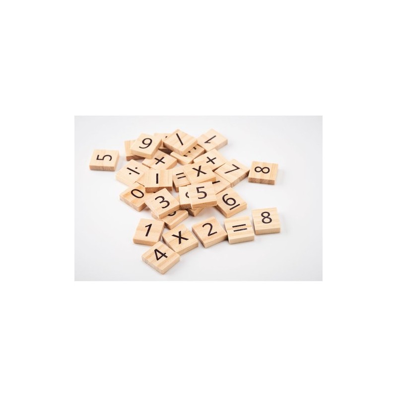 Jeu de comptage éducatif en bois personnalisé pas cher - EDUCOUNT Matières : bois Couleurs : beige goodies publicitaire événemen