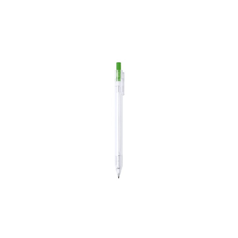Stylo Éco-responsable Personnalisable - Lester Matières : PET recyclé Couleurs : vert