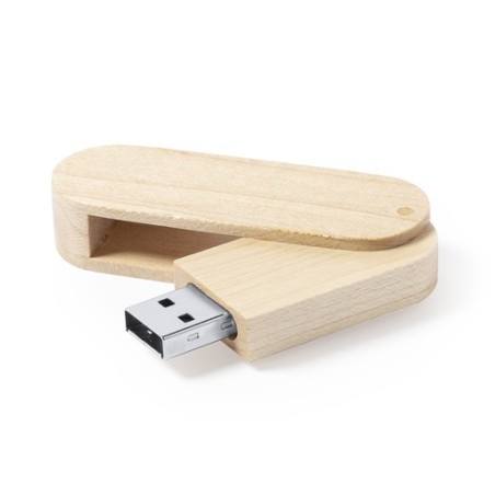 Clé USB Publicitaire Personnalisée 16GB Vedun Matières : bois cadeau entreprise pas cher