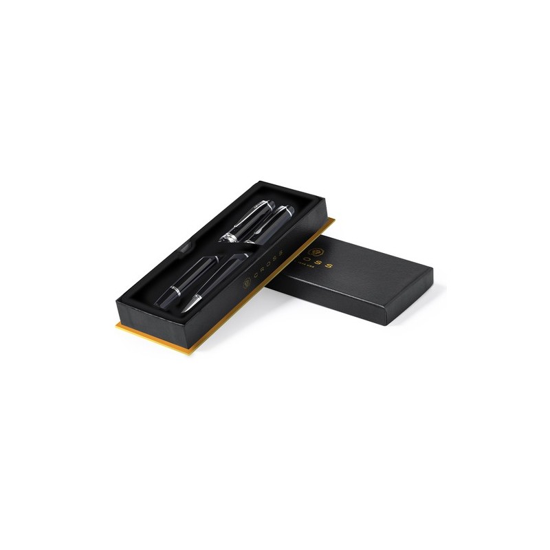 Set Personnalisé Élégant Pas Cher - Bailey Light Couleurs : noir marquage laser ultra précis