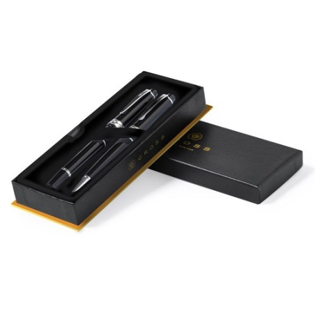 Set Personnalisé Élégant Pas Cher - Bailey Light Couleurs : noir marquage laser ultra précis