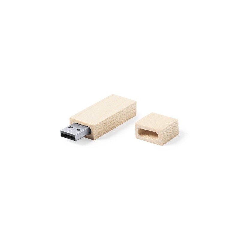 Clé USB Éco-responsable Pratique Personnalisée 16GB Nokex Matières : bois cadeau entreprise pas cher