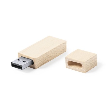Clé USB Éco-responsable Pratique Personnalisée 16GB Nokex Matières : bois cadeau entreprise pas cher