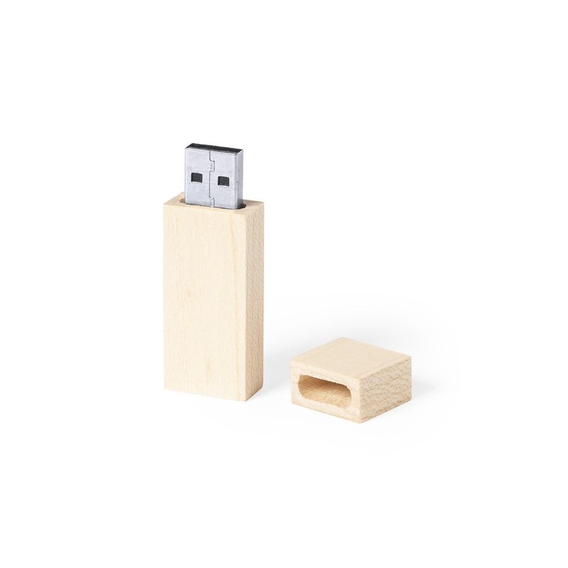 Clé USB Éco-responsable Pratique Personnalisée 16GB Nokex Matières : bois goodies publicitaire événementiel