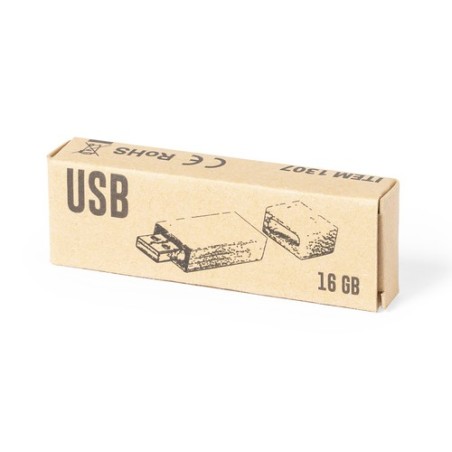 Clé USB Éco-responsable Pratique Personnalisée 16GB Nokex Matières : bois livraison express 24h 48h