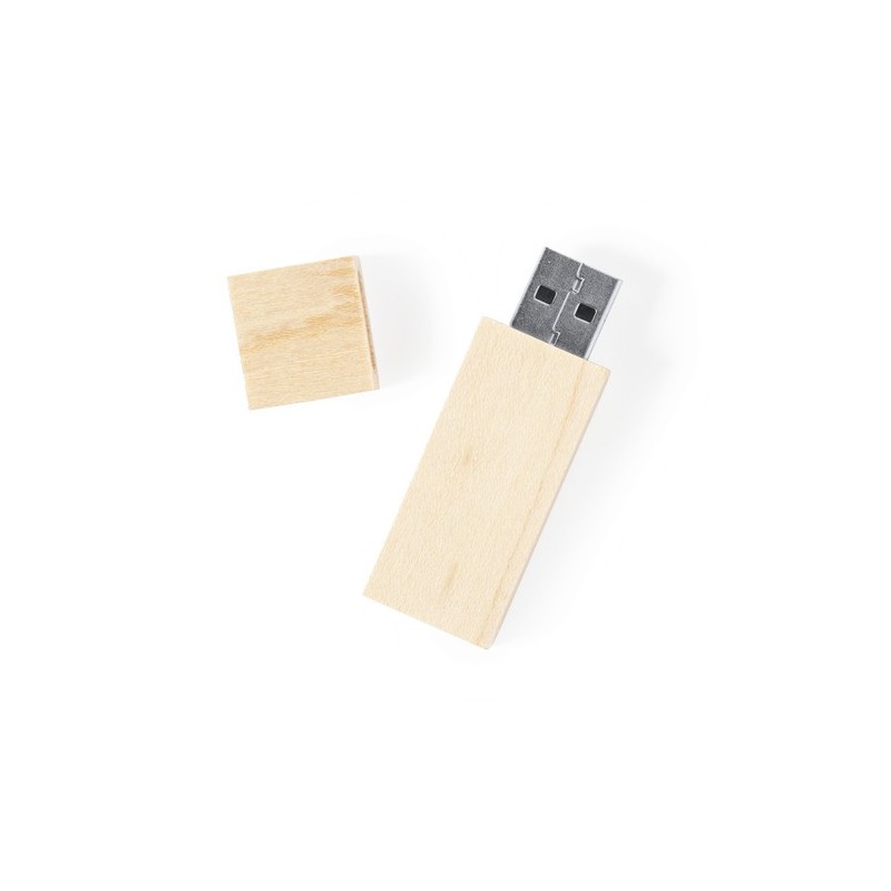 Clé USB Éco-responsable Pratique Personnalisée 16GB Nokex Matières : bois objet promotionnel éco-responsable