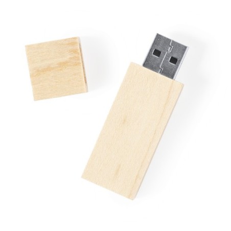 Clé USB Éco-responsable Pratique Personnalisée 16GB Nokex Matières : bois objet promotionnel éco-responsable
