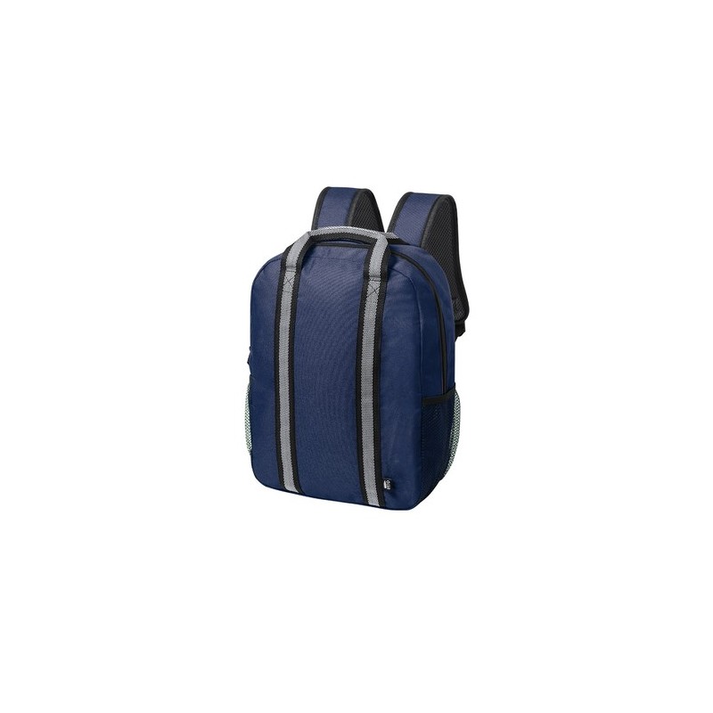 Sac à Dos Personnalisé Pratique et Durable Fabax pas cher Couleurs : bleu Matières : polyester recyclé objet publicitaire robust