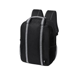 Sac à Dos Personnalisé Pratique et Durable Fabax pas cher Couleurs : bleu marine Matières : polyester recyclé goodies publicitai
