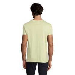 T-Shirt Homme 190g Publicitaire IMPERIAL Matières : coton Taille textile : L Couleurs : vert tilleul impression logo haute quali