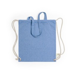 Sac à Dos Personnalisable Éco-responsable en Coton Recyclé Fenin Matières : coton recyclé Couleurs : bleu