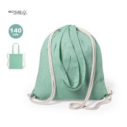 Sac à Dos Personnalisable Éco-responsable en Coton Recyclé Fenin Matières : coton recyclé Couleurs : bleu 2