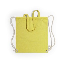 Sac à Dos Personnalisable Éco-responsable en Coton Recyclé Fenin Matières : coton recyclé Couleurs : beige cadeau affaires éléga