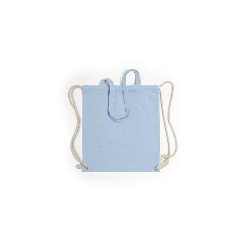 Sac à Dos Personnalisable Éco-responsable en Coton Recyclé Fenin Matières : coton recyclé Couleurs : beige marquage couleur écla