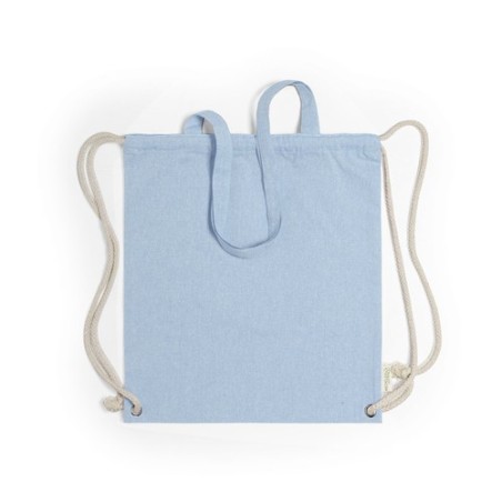 Sac à Dos Personnalisable Éco-responsable en Coton Recyclé Fenin Matières : coton recyclé Couleurs : beige marquage couleur écla