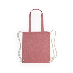 Sac à Dos Personnalisable Éco-responsable en Coton Recyclé Fenin Matières : coton recyclé Couleurs : rouge goodies publicitaire 
