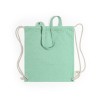 Sac à Dos Personnalisable Éco-responsable en Coton Recyclé Fenin Matières : coton recyclé Couleurs : vert marquage laser ultra p