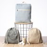 Sac à Dos Personnalisable Éco-responsable en Coton Recyclé Fenin Matières : coton recyclé Couleurs : vert objet promotionnel éco