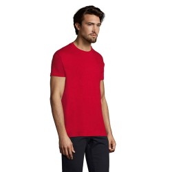 T-Shirt Homme 190g Publicitaire IMPERIAL Matières : coton Taille textile : M Couleurs : rouge tango cadeau entreprise pas cher