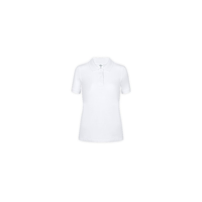 Polo Blanc Personnalisable Femme WPS180 "keya" Matières : coton Taille textile : XL Couleurs : blanc objet promo petit budget