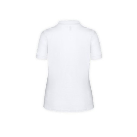 Polo Blanc Personnalisable Femme WPS180 "keya" Matières : coton Taille textile : XL Couleurs : blanc marquage laser ultra précis