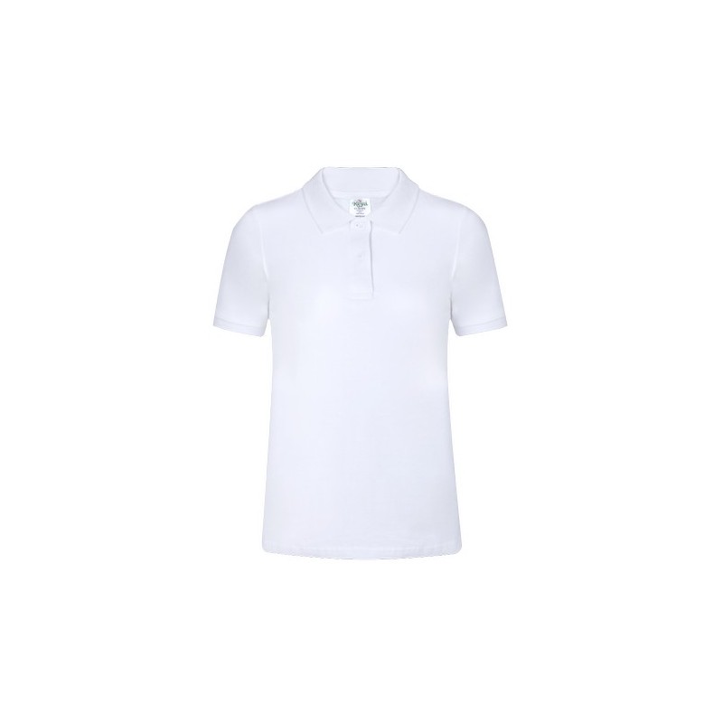 Polo Blanc Personnalisable Femme WPS180 "keya" Matières : coton Taille textile : XL Couleurs : blanc cadeau affaires élégant