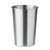 Gobelet publicitaire en acier inox 350ml BONGO Matières : acier inoxydable Couleurs : argenté mat