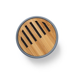 Haut-Parleur Bluetooth Personnalisé Design pas cher - Piler Matières : bambou cadeau entreprise pas cher