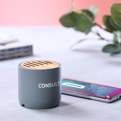 Haut-Parleur Bluetooth Personnalisé Design pas cher - Piler Matières : bambou impression haute définition