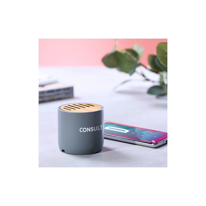 Haut-Parleur Bluetooth Personnalisé Design pas cher - Piler Matières : bambou impression haute définition