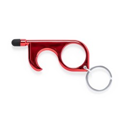 Porte-Clés Anticontact Personnalisé Éco-responsable - Cimak Couleurs : rouge