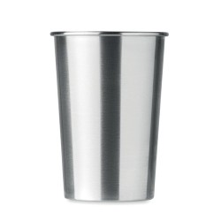 Gobelet publicitaire en acier inox 350ml BONGO Matières : acier inoxydable Couleurs : argenté mat 2