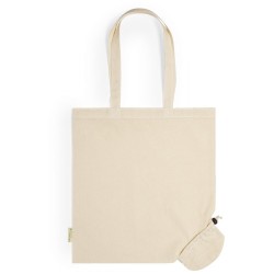 Sac Éco-Responsable Pliable Personnalisé en Coton Bio - Nepax Matières : coton organique Couleurs : naturel impression haute déf