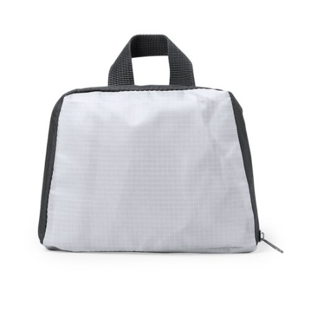 Sac à Dos Pliable Personnalisé Éco-responsable Idéal pour Loisirs Mendy Matières : ripstop Couleurs : blanc objet publicitaire r