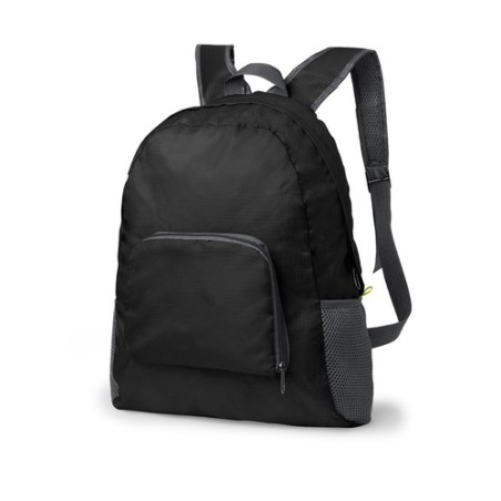 Sac à Dos Pliable Personnalisé Éco-responsable Idéal pour Loisirs Mendy Matières : ripstop Couleurs : blanc cadeau entreprise pa