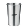 Gobelet publicitaire en acier inox 350ml BONGO Matières : acier inoxydable Couleurs : argenté mat cadeau entreprise pas cher