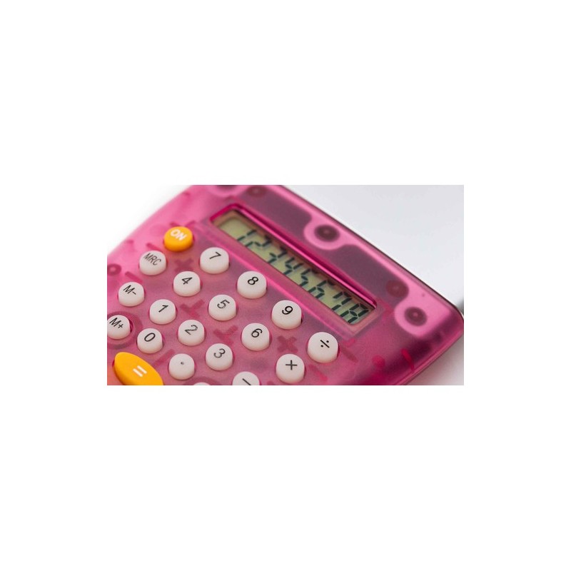Calculatrice  personnalisée pratique pas cher - Ozone Couleurs : bleu marquage laser ultra précis