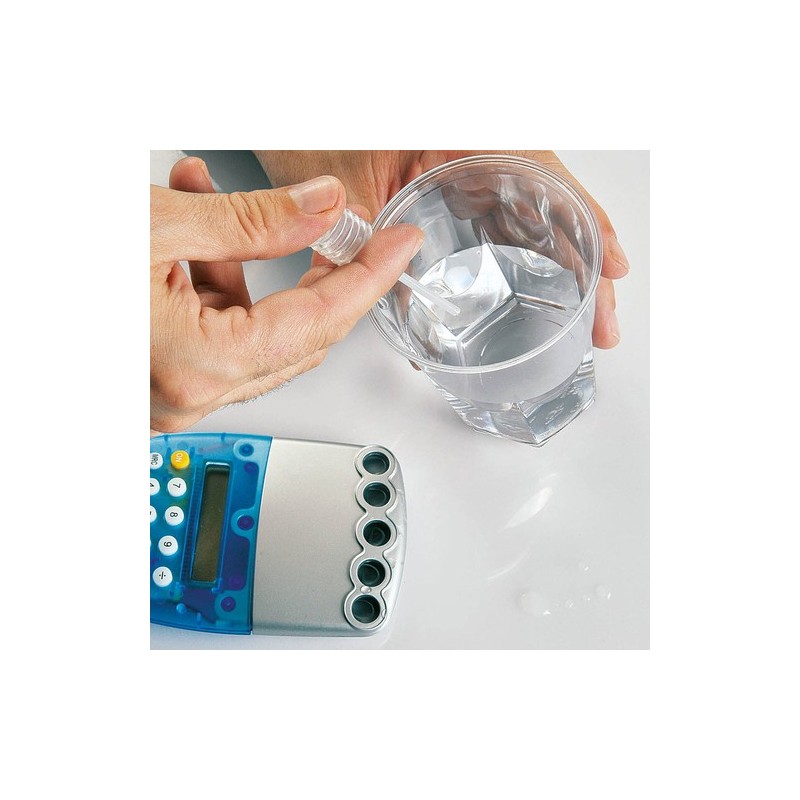 Calculatrice  personnalisée pratique pas cher - Ozone Couleurs : bleu goodies entreprise design