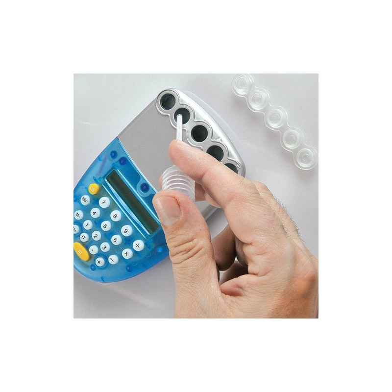 Calculatrice  personnalisée pratique pas cher - Ozone Couleurs : bleu cadeau client original