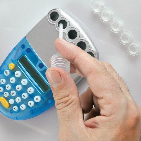 Calculatrice  personnalisée pratique pas cher - Ozone Couleurs : bleu cadeau client original