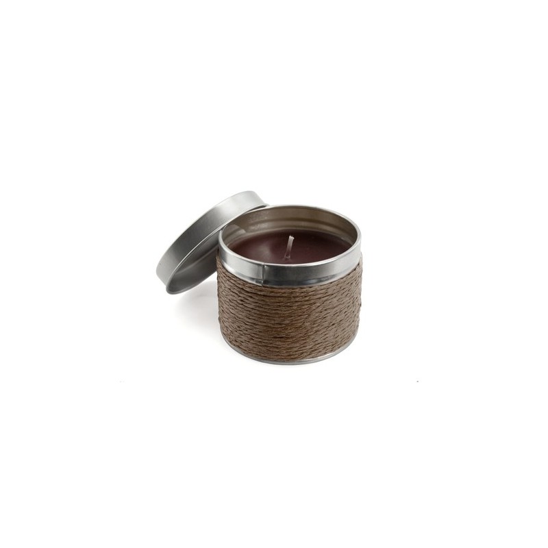 Bougie aromatique personnalisée à la cire naturelle - Cadeau idéal Shiva Matières : métal Couleurs : marron cadeau entreprise pa