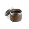 Bougie aromatique personnalisée à la cire naturelle - Cadeau idéal Shiva Matières : métal Couleurs : marron cadeau entreprise pa