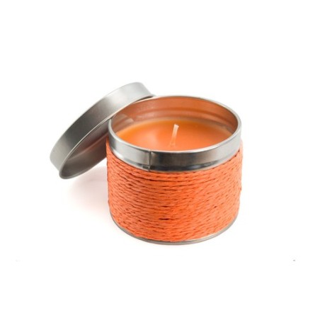 Bougie aromatique personnalisée à la cire naturelle - Cadeau idéal Shiva Matières : métal Couleurs : marron marquage laser ultra
