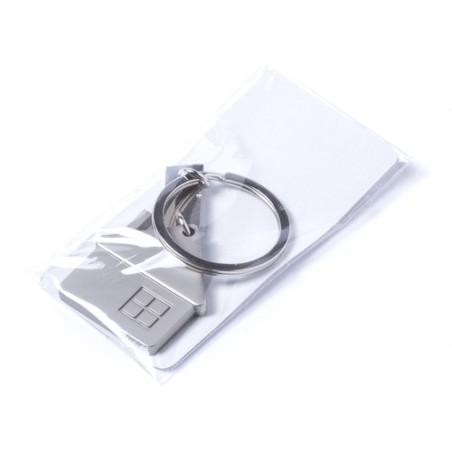 Porte-Clés Personnalisé Publicitaire - Inmo Matières : métal marquage laser ultra précis
