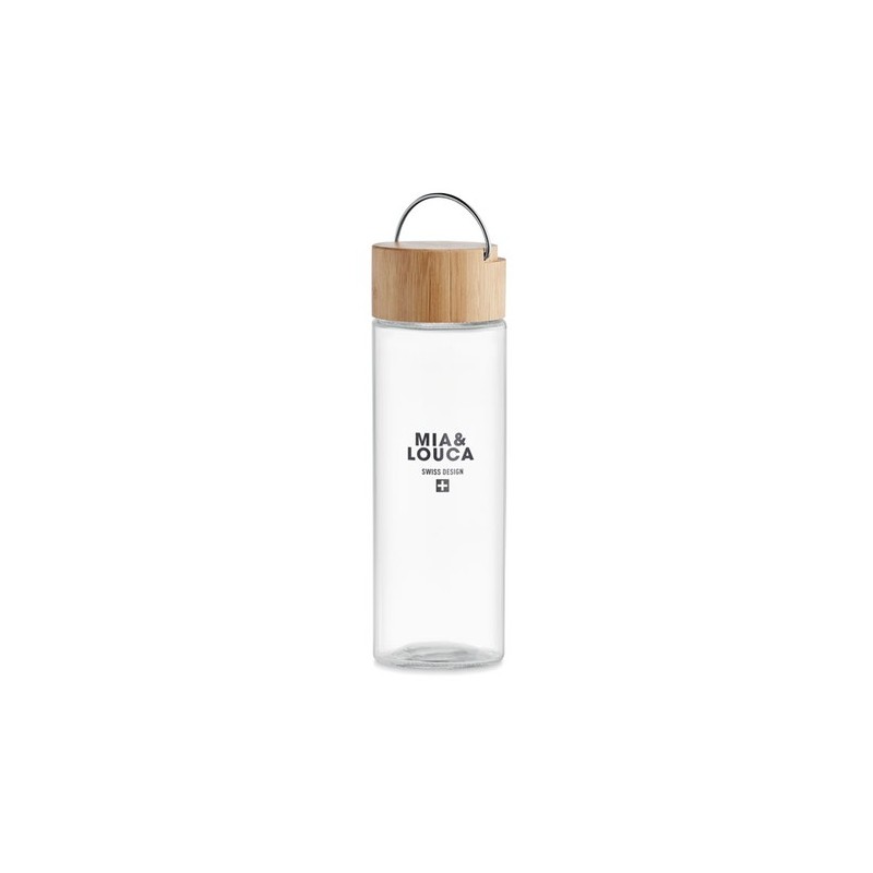 Bouteille en verre  500ml Ameland Matières : verre Couleurs : transparent cadeau entreprise pas cher